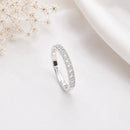 Kit 5 Anéis Femininos Ajustáveis Prata com Zircônia - foto 5