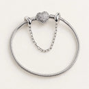Pulseira Inspiração Pandora de Berloques em Prata 925 + Letra Grátis - foto 2