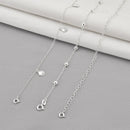 Pulseira de Prata Elo Coração Fio 040 - foto 3